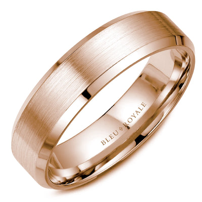 CrownRing Wedding Rings in Rose Gold RYL-023R65-M10