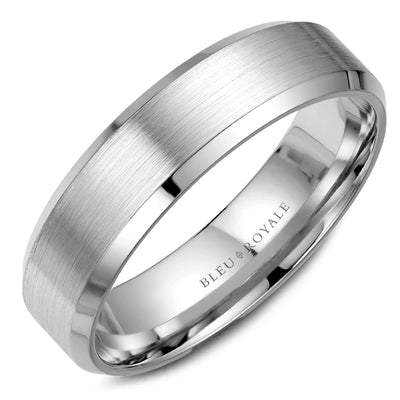 CrownRing Wedding Rings in White Gold RYL-023W65-M10