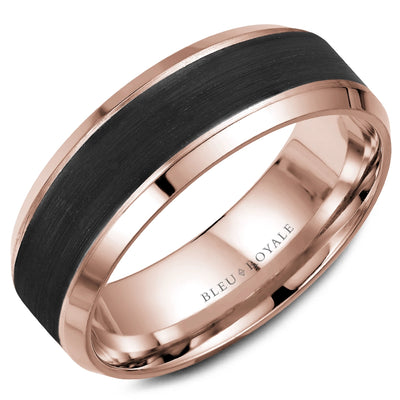 CrownRing Wedding Rings in Rose Gold containing Other RYL-064R75-M10