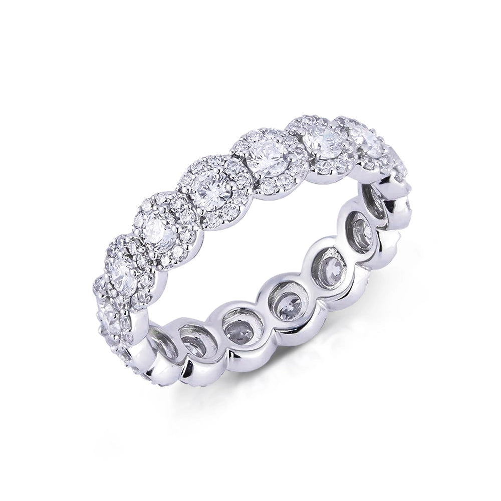 Wedding Bands Rings in White Gold containing Diamond 380211