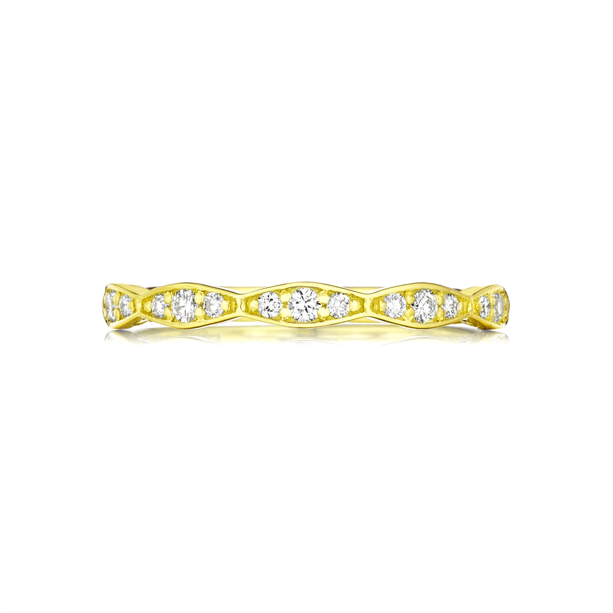 Tacori Wedding Rings in Yellow Gold containing Diamond 380355