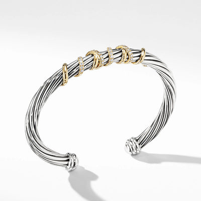 David Yurman Bracelets in Mixed Metals containing Diamond B14211DS8ADIM