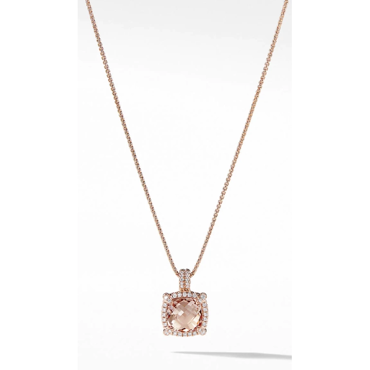 David Yurman Necklaces in Rose Gold containing Other, Multi-gemstone, Diamond N12747D8RAMODI18