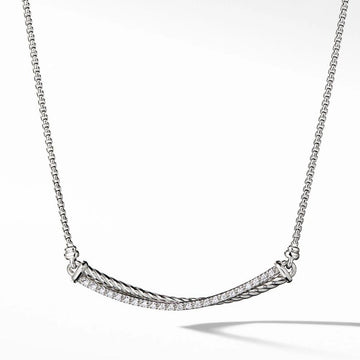 David Yurman Necklaces in Silver containing Diamond N14137DSSADI17
