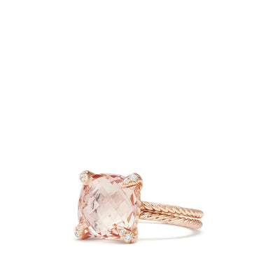 David Yurman Rings in Rose Gold containing Multi-gemstone, Diamond, Morganite R12643D8RAMODI7