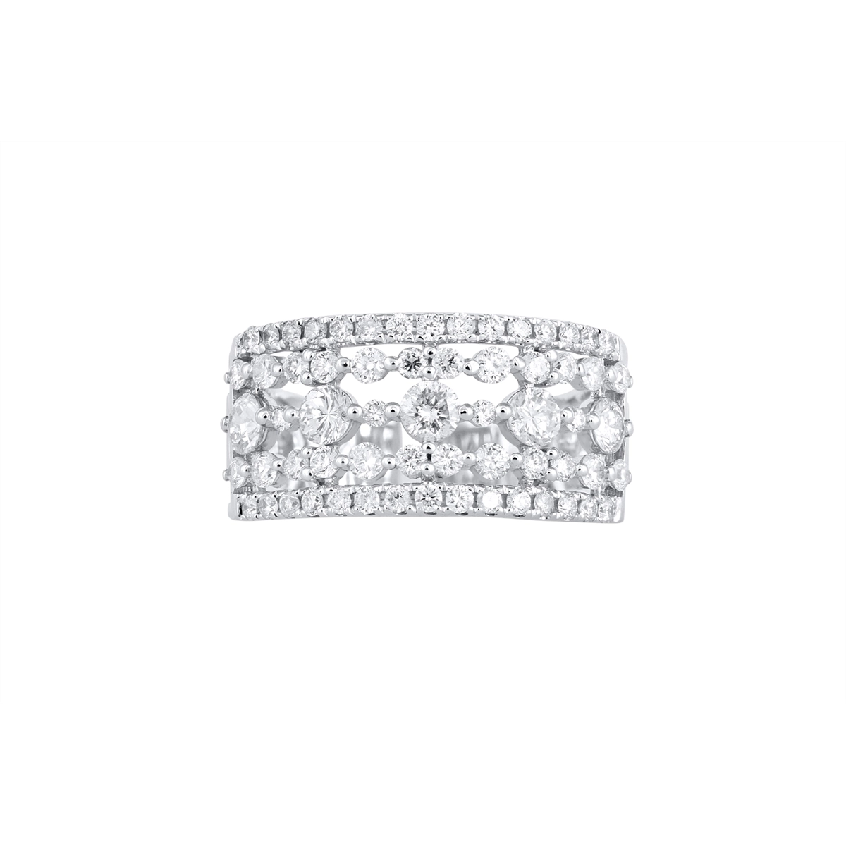 Rings Jewelry in White Gold 380816