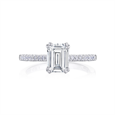 csv_image Tacori Engagement Ring in White Gold containing Diamond P104 EC 7X5 FW