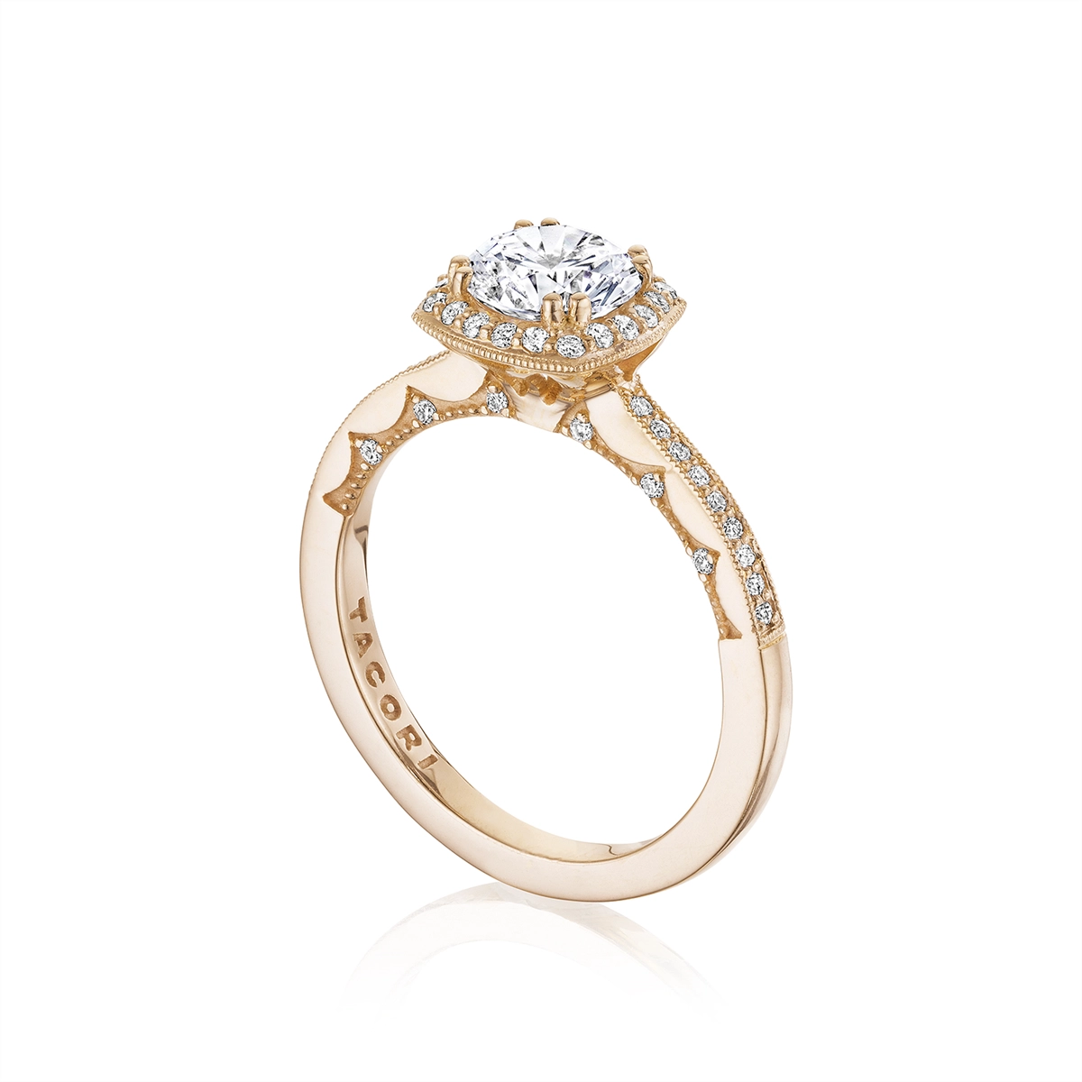 Tacori Engagement Rings in Rose Gold containing Diamond 381070