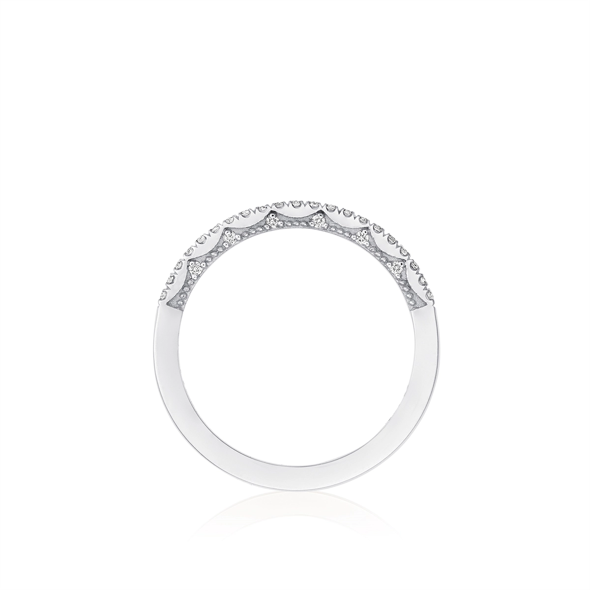 Tacori Wedding Rings in White Gold containing Diamond P104 B FW