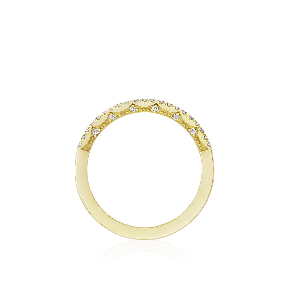 Tacori Wedding Rings in Yellow Gold containing Diamond P104 B FY