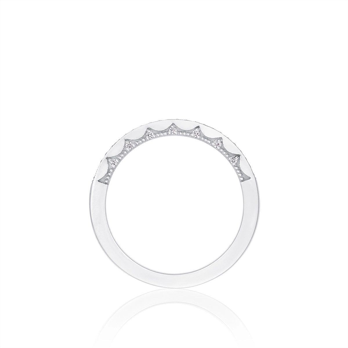 Tacori Wedding Rings in White Gold containing Diamond P103 B FW