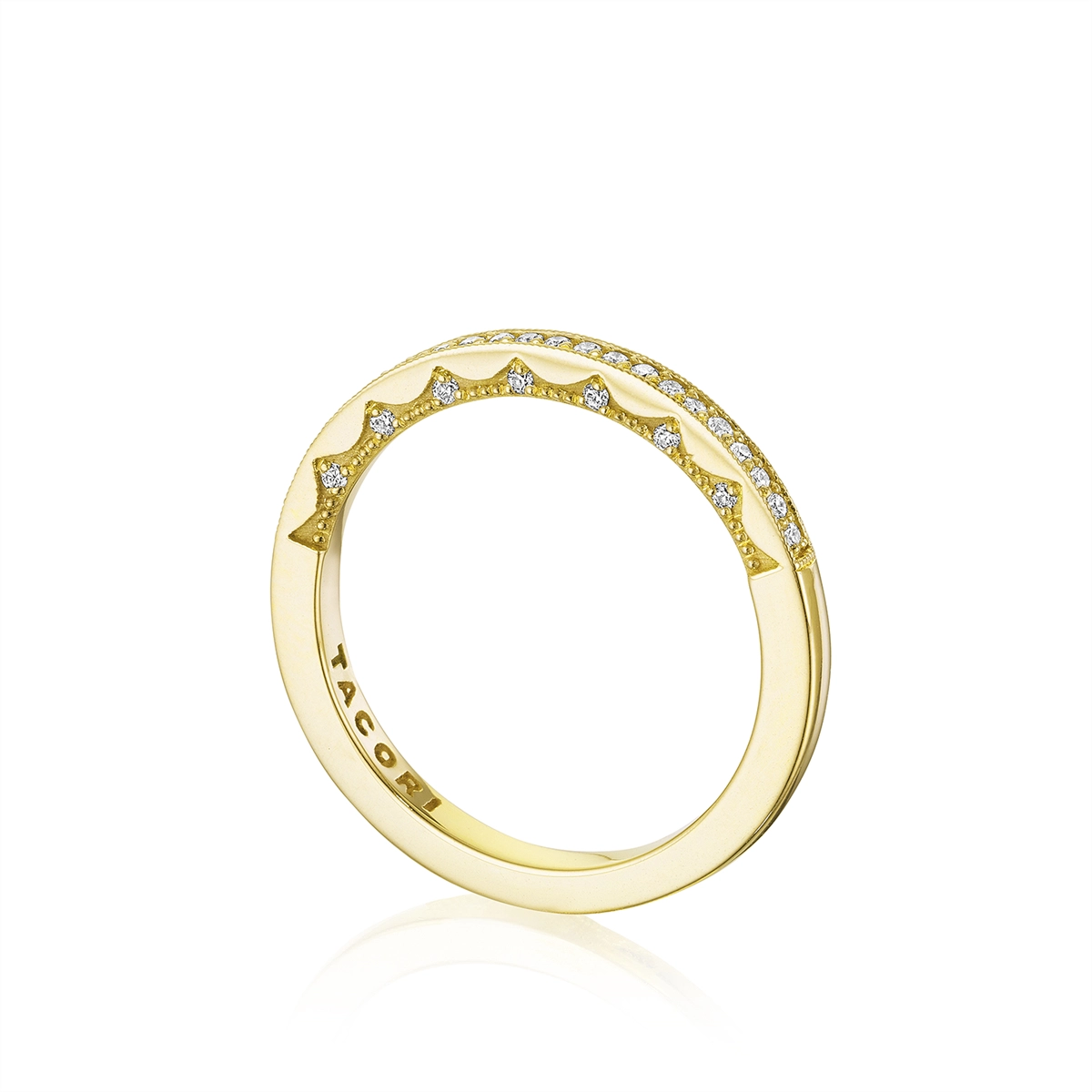 Tacori Wedding Rings in Yellow Gold containing Diamond P103 B FY