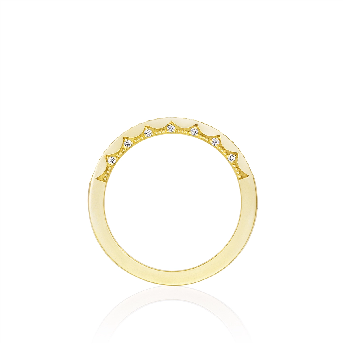 Tacori Wedding Rings in Yellow Gold containing Diamond P103 B FY