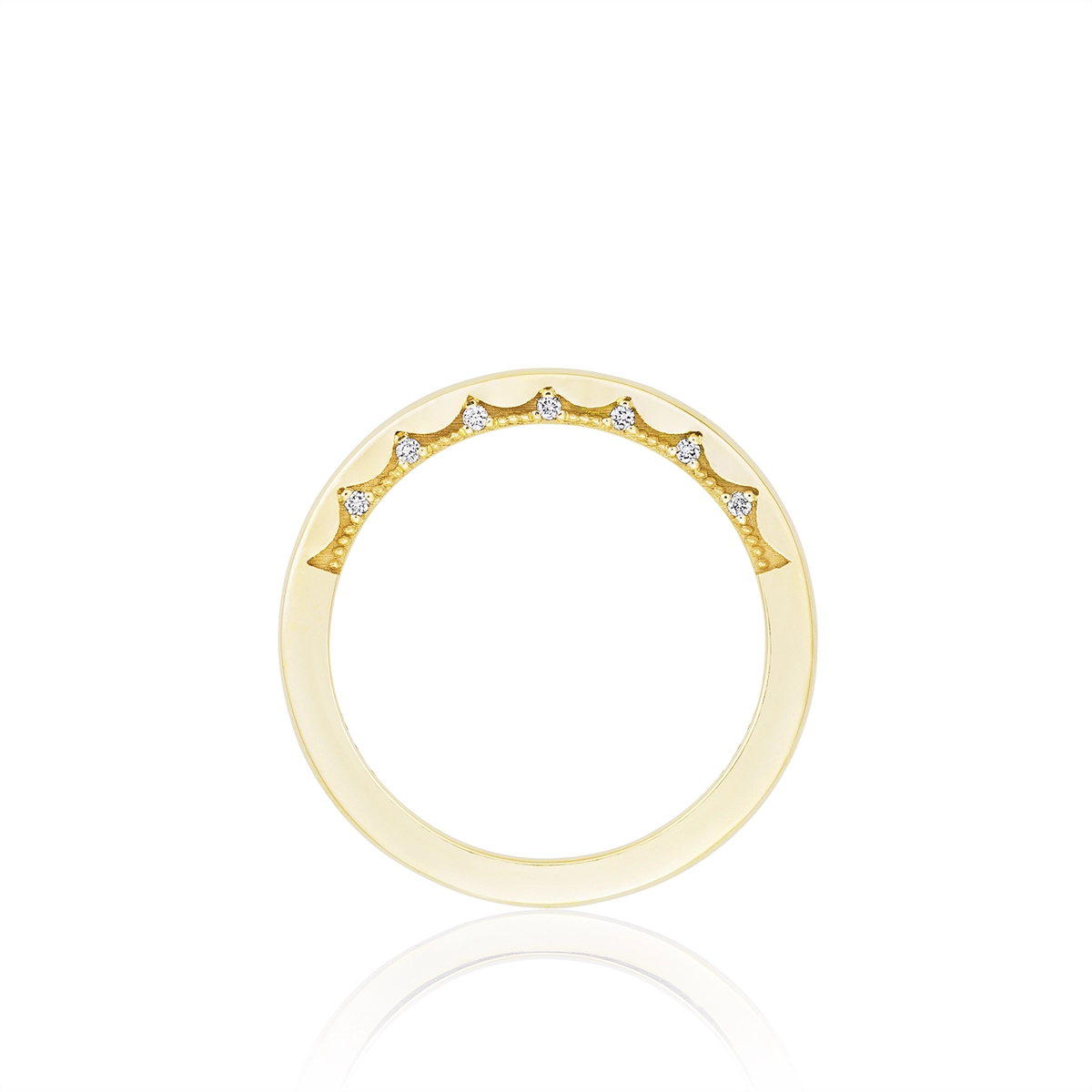 Tacori Wedding Rings in Yellow Gold containing Diamond P101 B FY