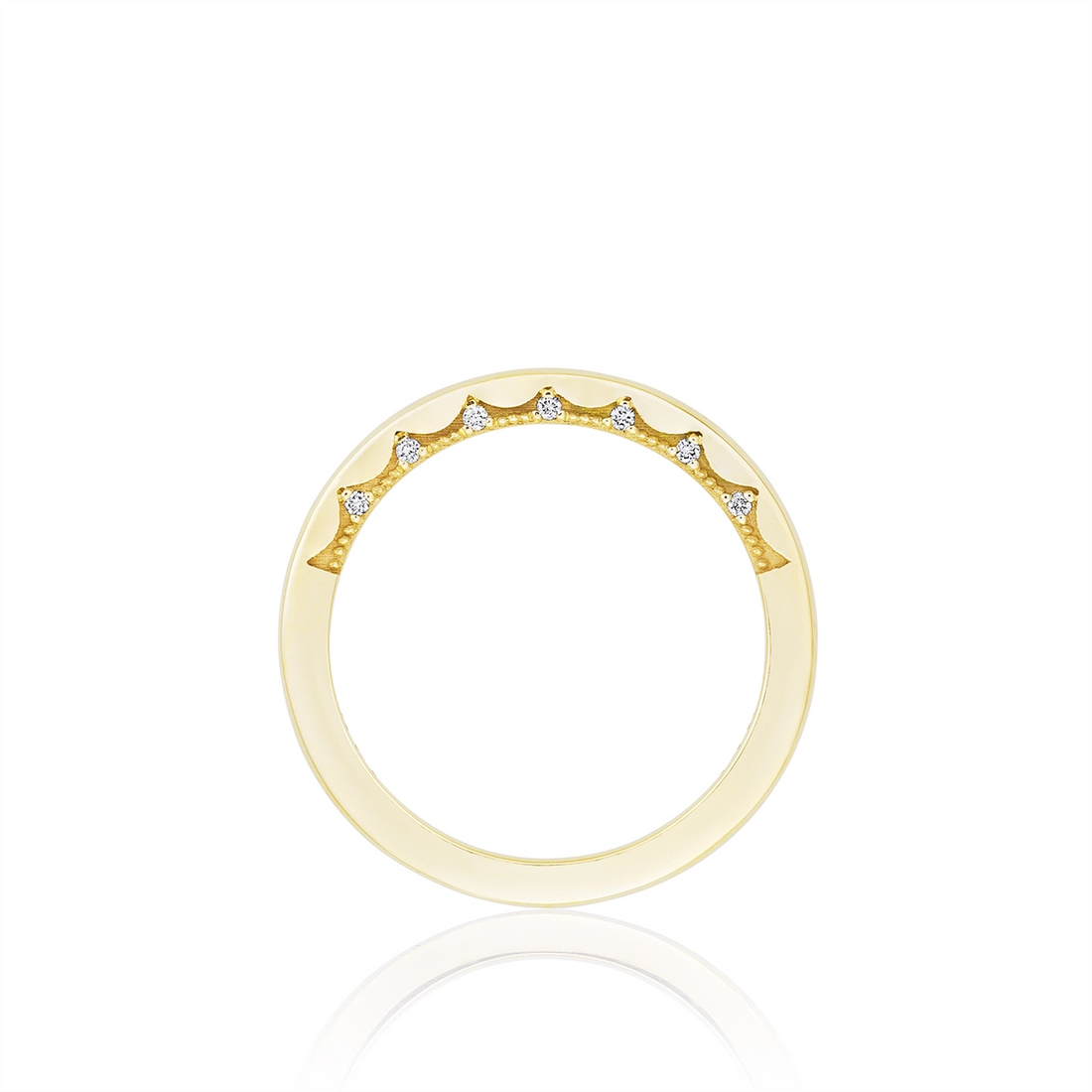 Tacori Wedding Rings in Yellow Gold containing Diamond P101 B FY