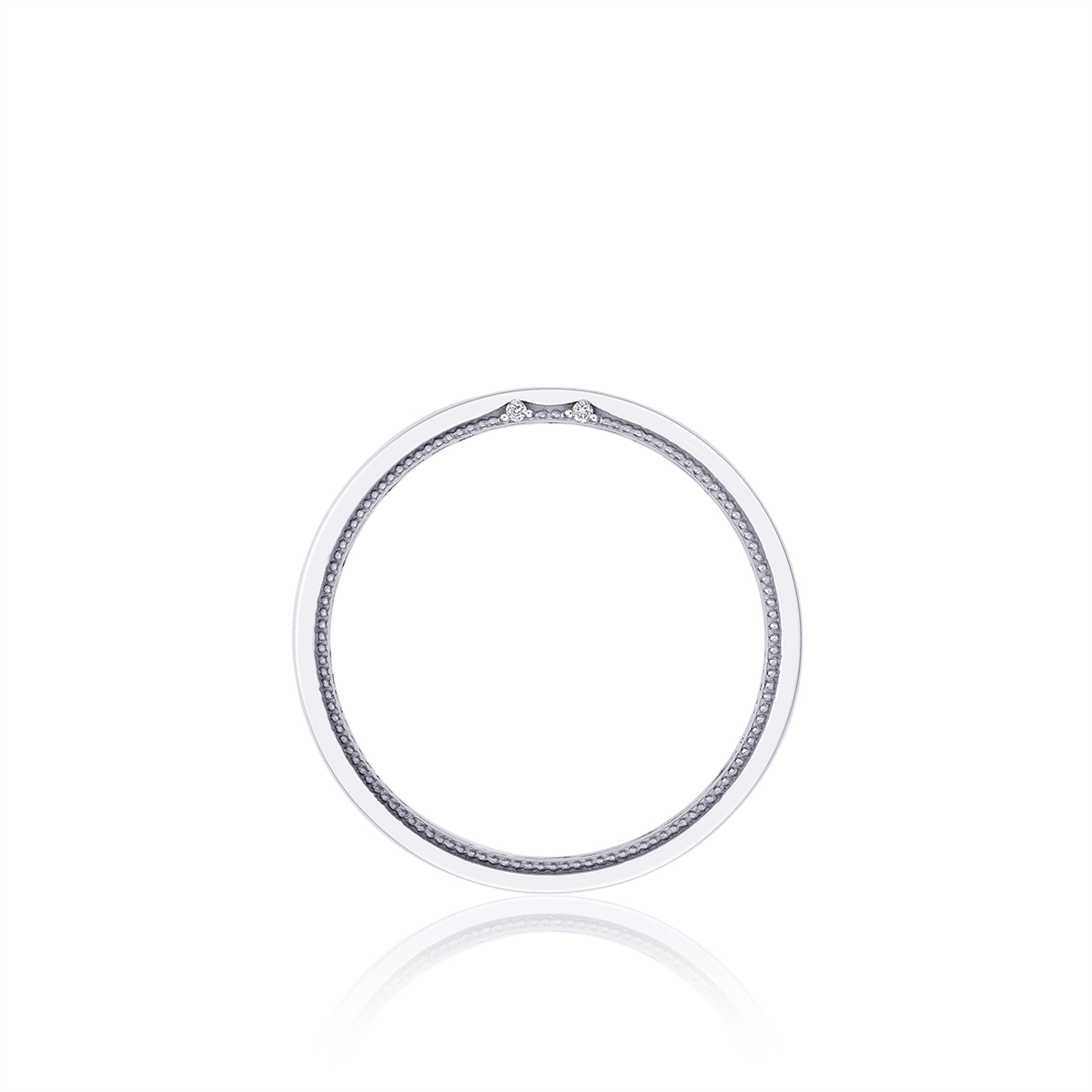 Tacori Wedding Rings in White Gold containing Diamond P601-5.5FW
