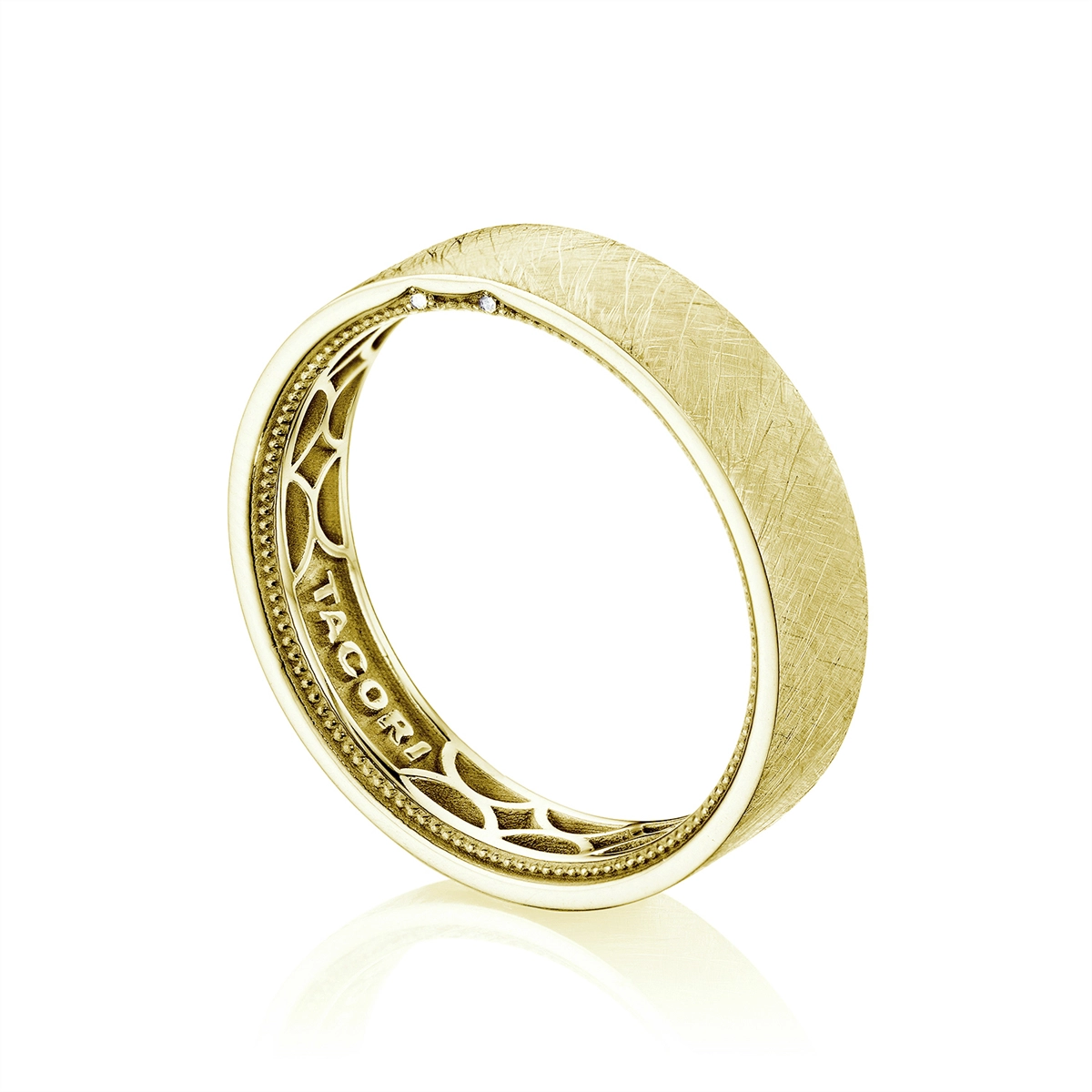 Tacori Wedding Rings in Yellow Gold containing Diamond P601-5.5FYCB