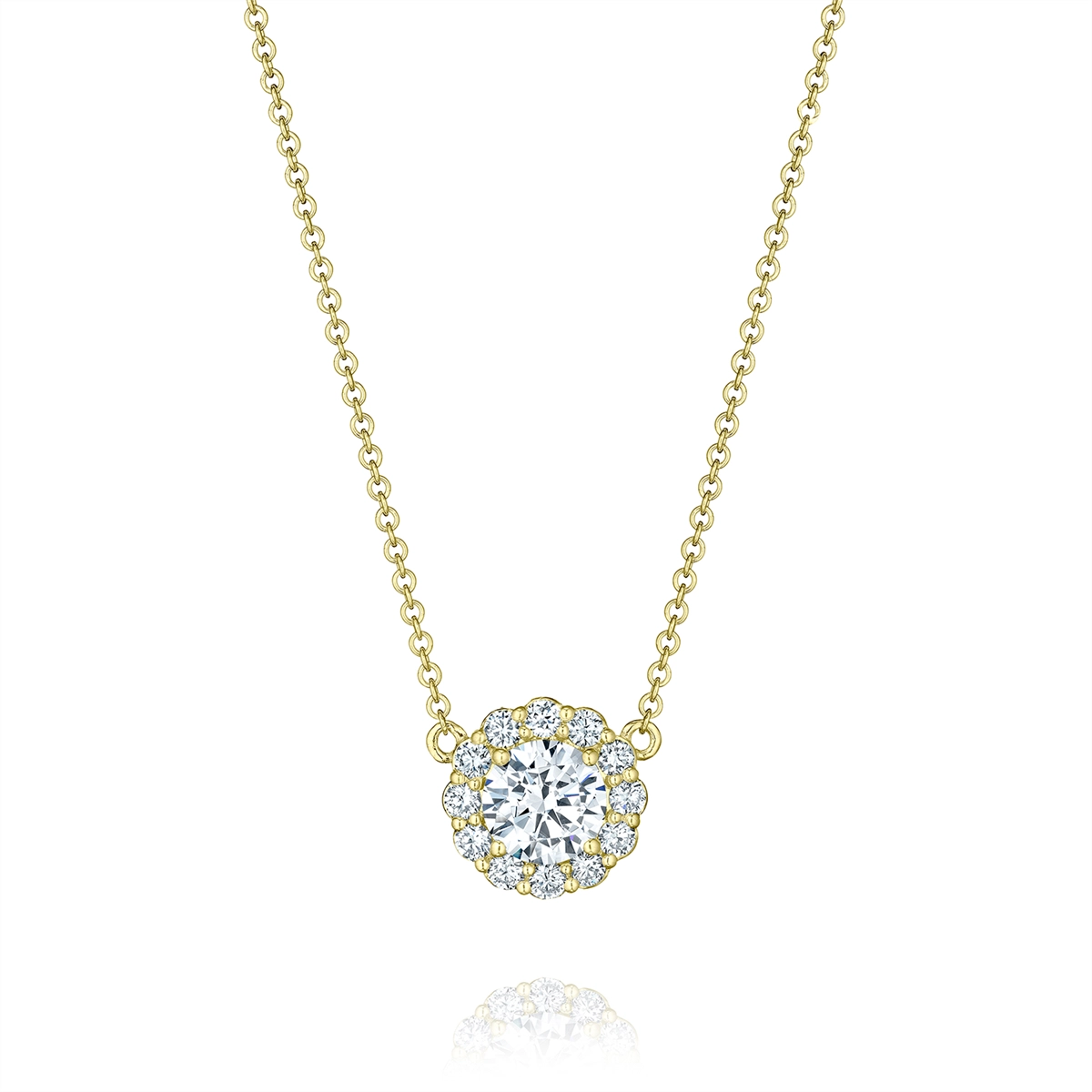 Tacori Necklaces in Yellow Gold containing Diamond FP 803 RD 6.5 Y