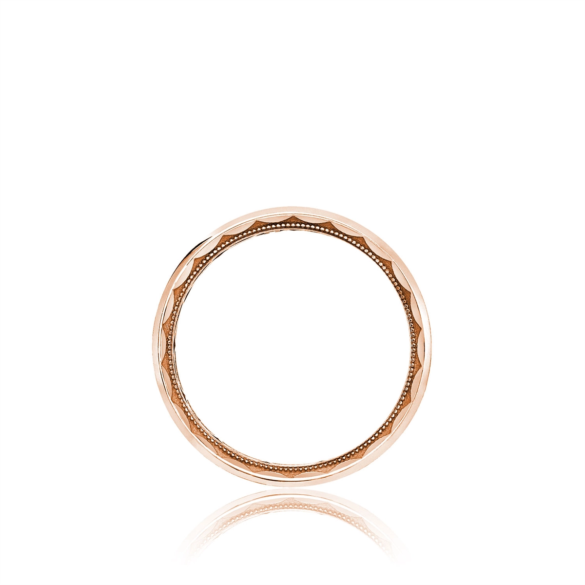 Tacori Wedding Rings in Rose Gold 107-6RS