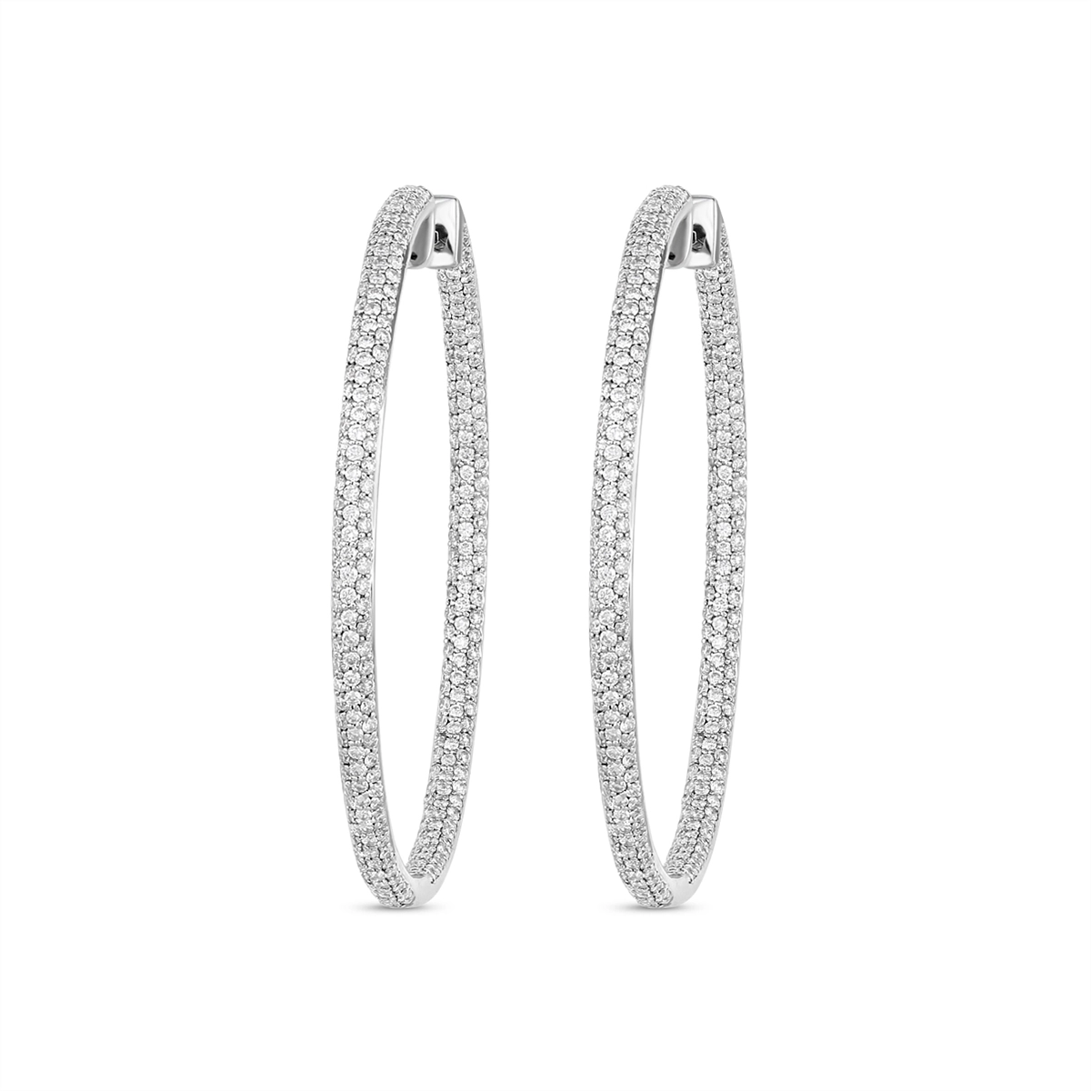Earrings Earrings in White Gold containing Diamond E00200-113622, 103070