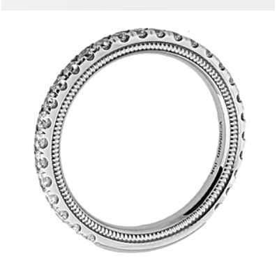 Verragio Wedding Rings in White Gold containing Diamond TR180W
