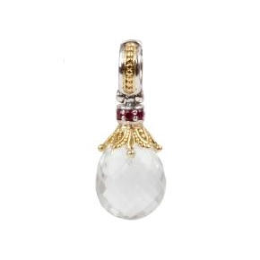 Konstantino Pendants in Mixed Metals containing Quartz, Multi-gemstone, Corundum MEMK5224-480