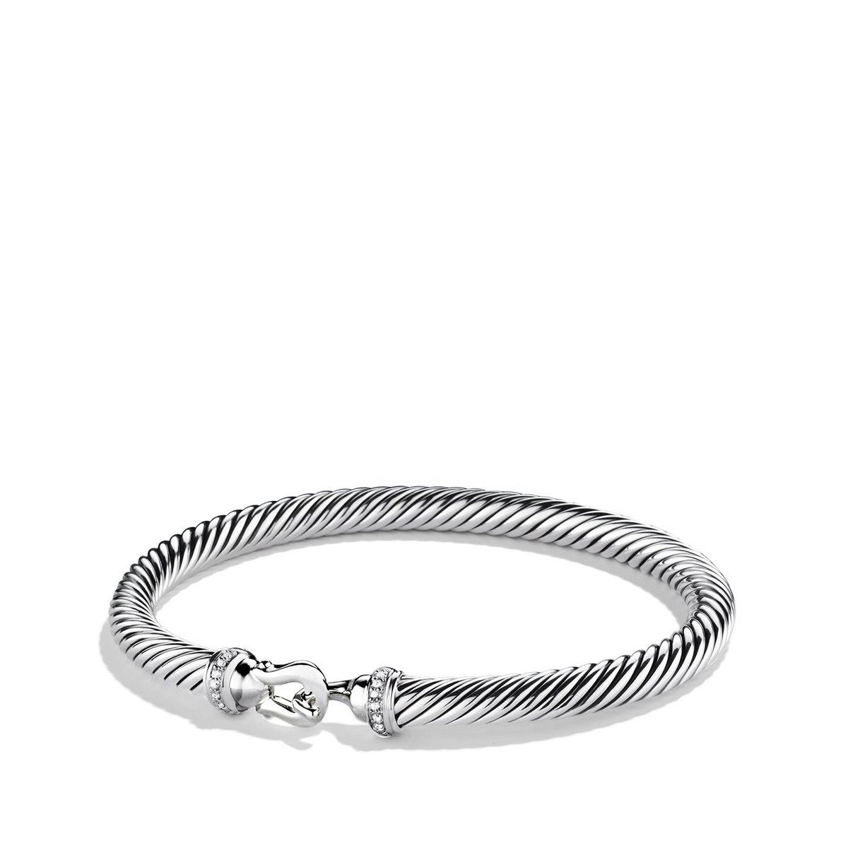 David Yurman Bracelets in Silver containing Diamond B09308DSSADIM