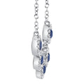 Necklaces Necklaces in White Gold containing Multi-gemstone, Diamond, Sapphire 383293