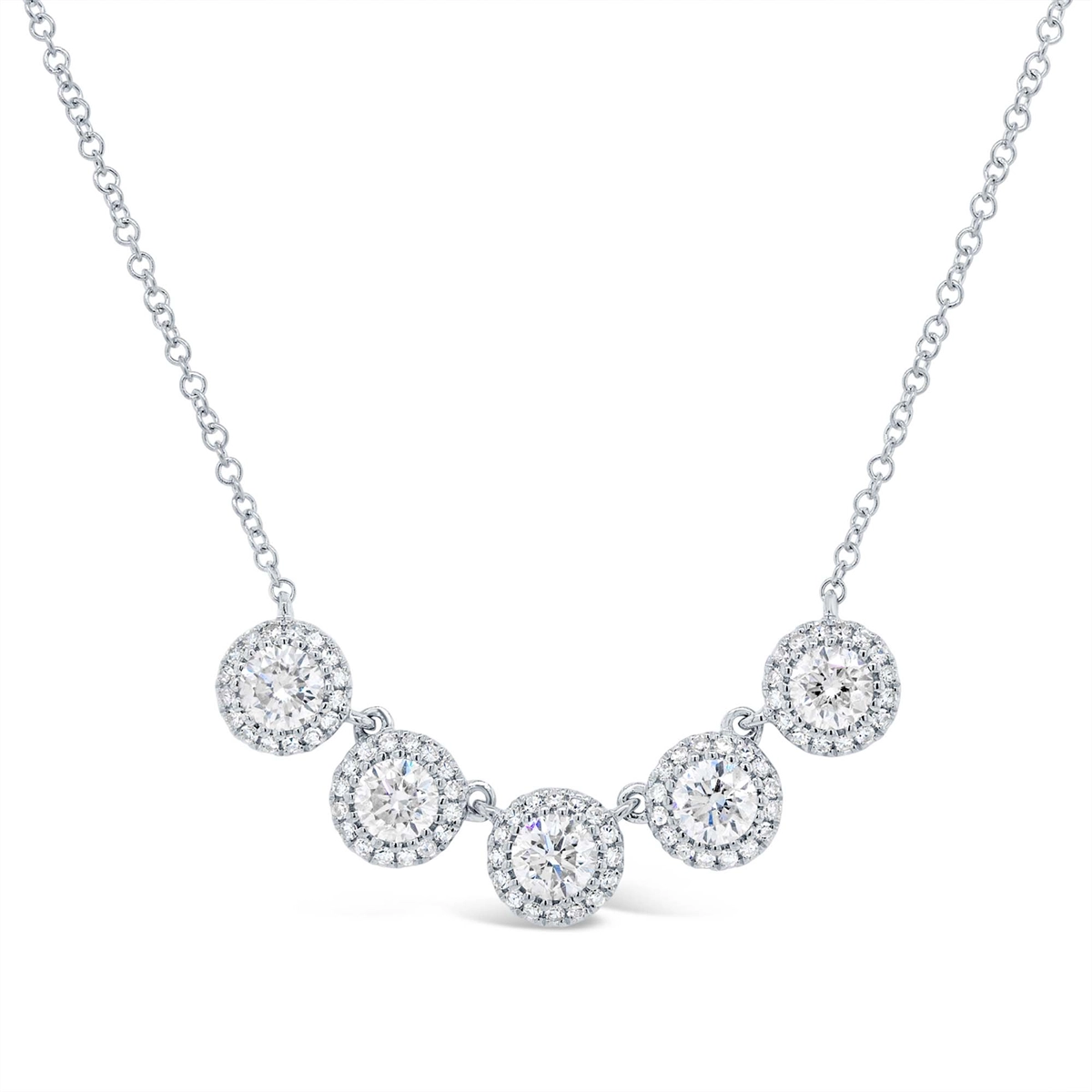 Necklaces Necklaces in White Gold containing Diamond 383301