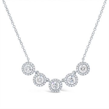Necklaces Necklaces in White Gold containing Diamond 383301