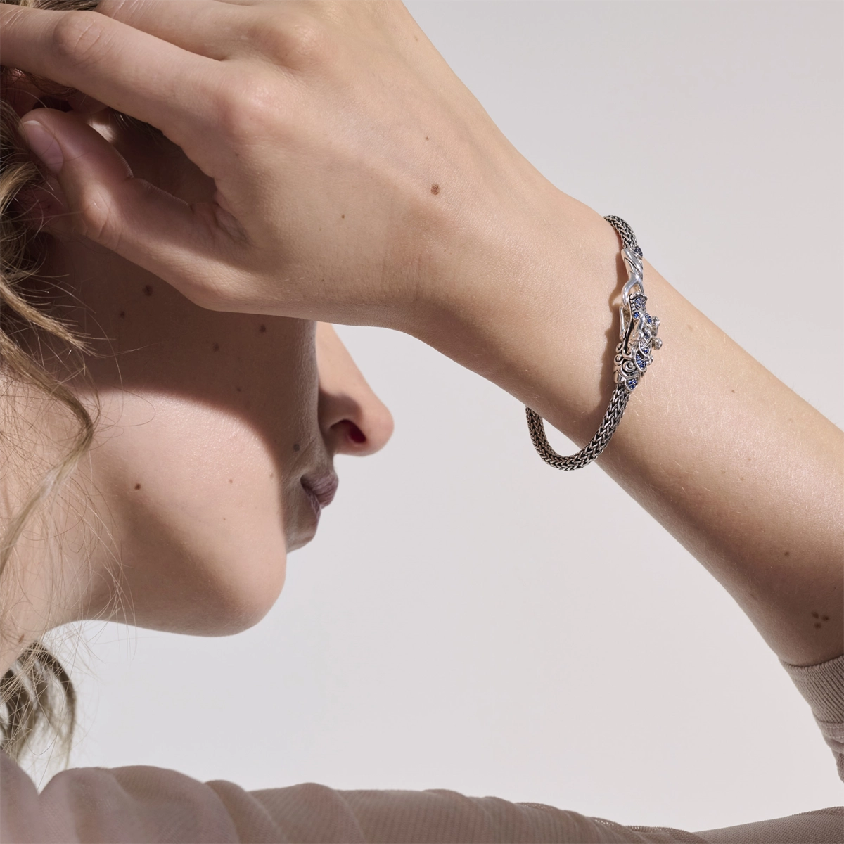 John Hardy Bracelets in Silver containing Sapphire BBS601334BSPXUM