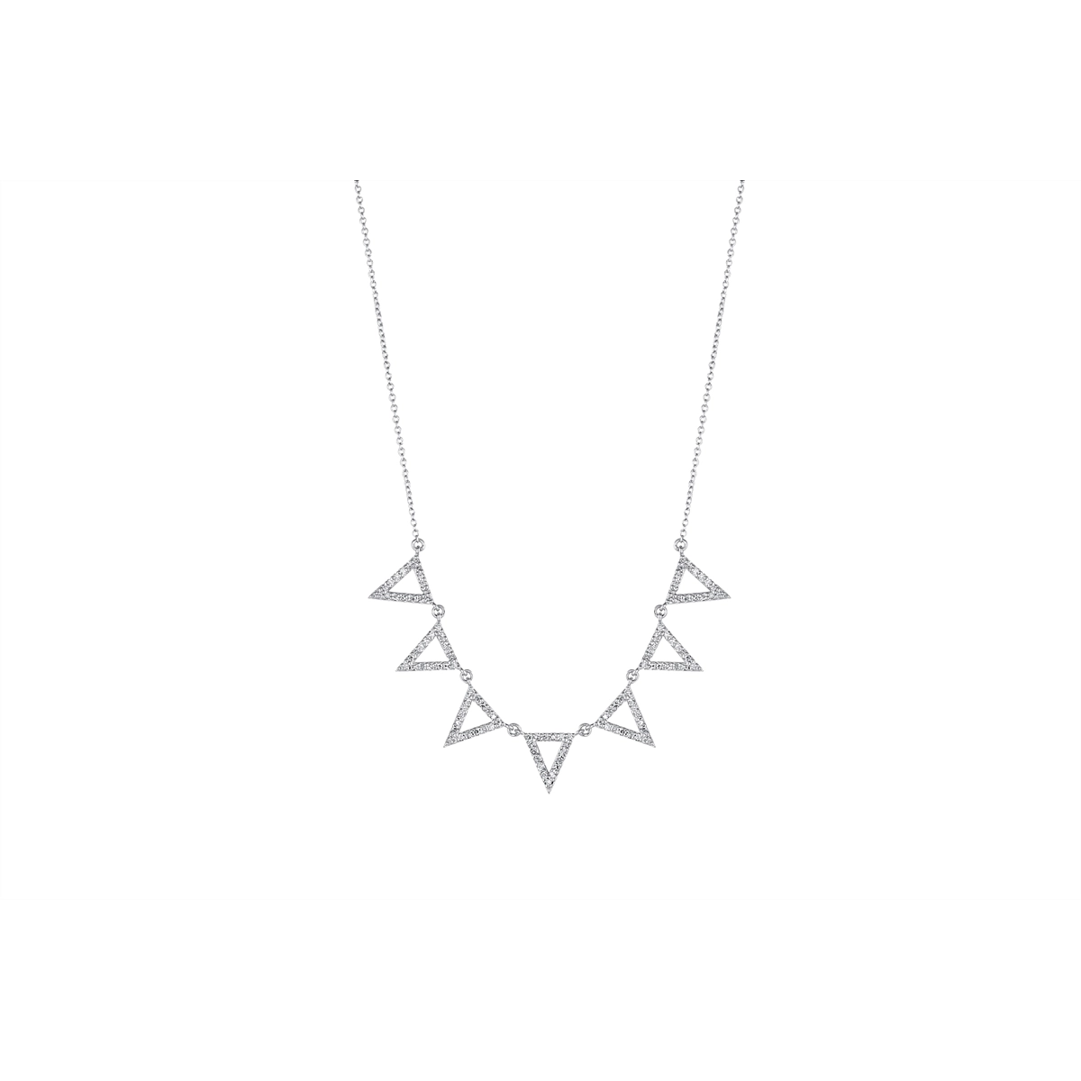Necklaces Necklaces in White Gold containing Diamond 383573