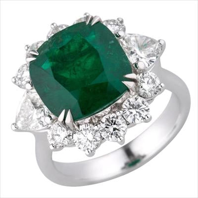 Rings Rings in White Gold containing Multi-gemstone, Diamond, Emerald 383782