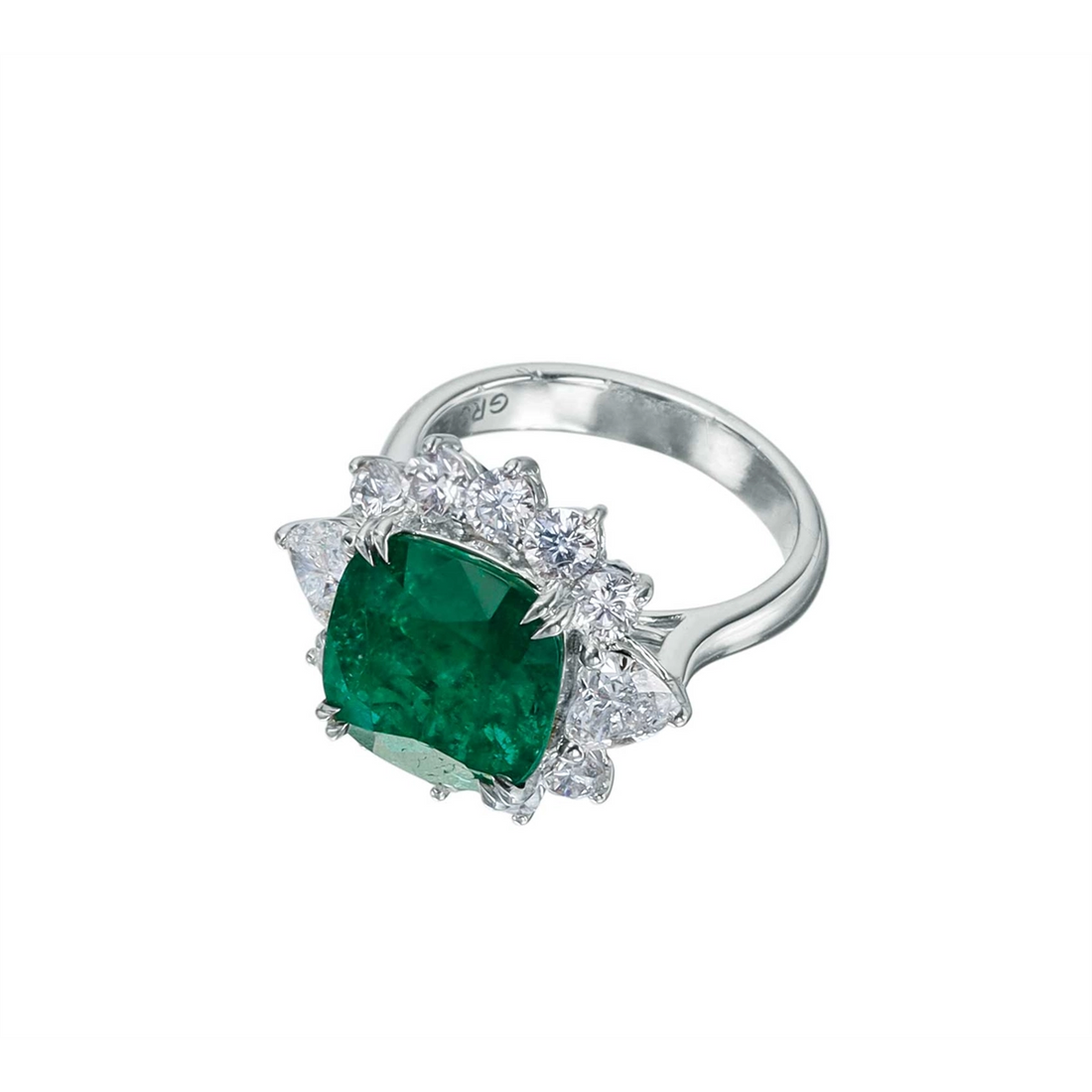 Rings Rings in White Gold containing Multi-gemstone, Diamond, Emerald 383782
