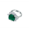 Rings Rings in White Gold containing Multi-gemstone, Diamond, Emerald 383782