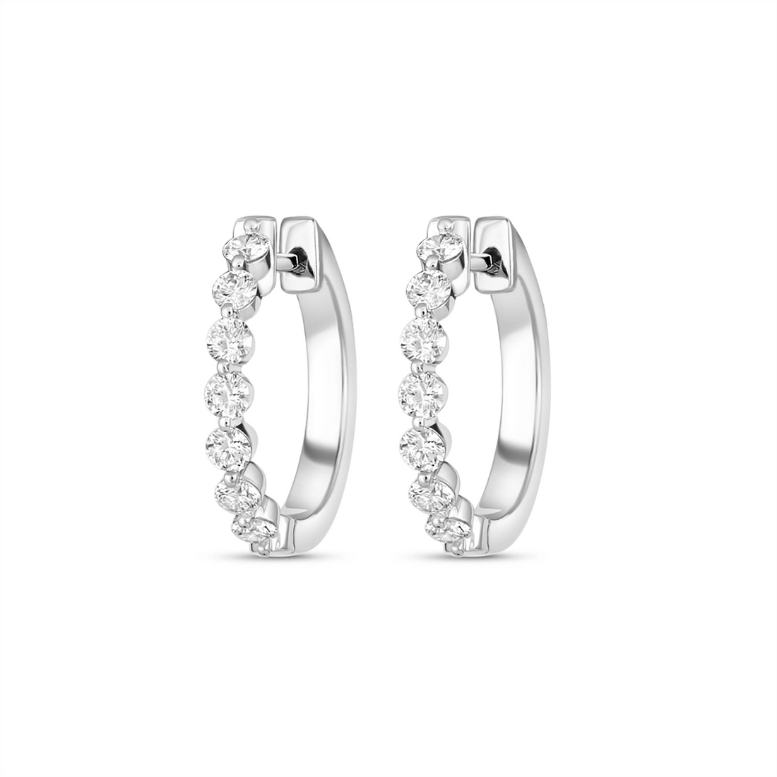 Earrings Earrings in White Gold containing Diamond 384062