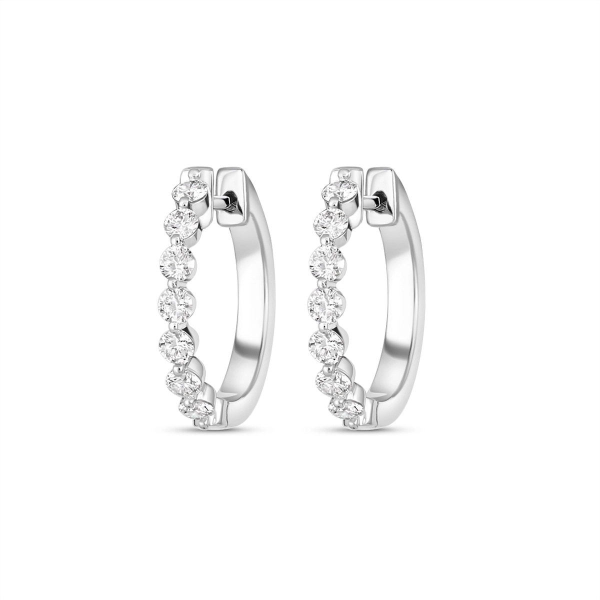 Earrings Earrings in White Gold containing Diamond 384062