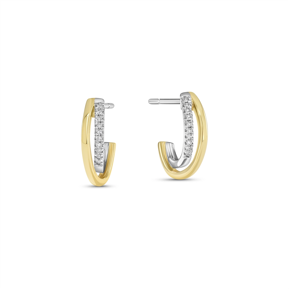 Earrings Earrings in Mixed Metals containing Diamond 384271