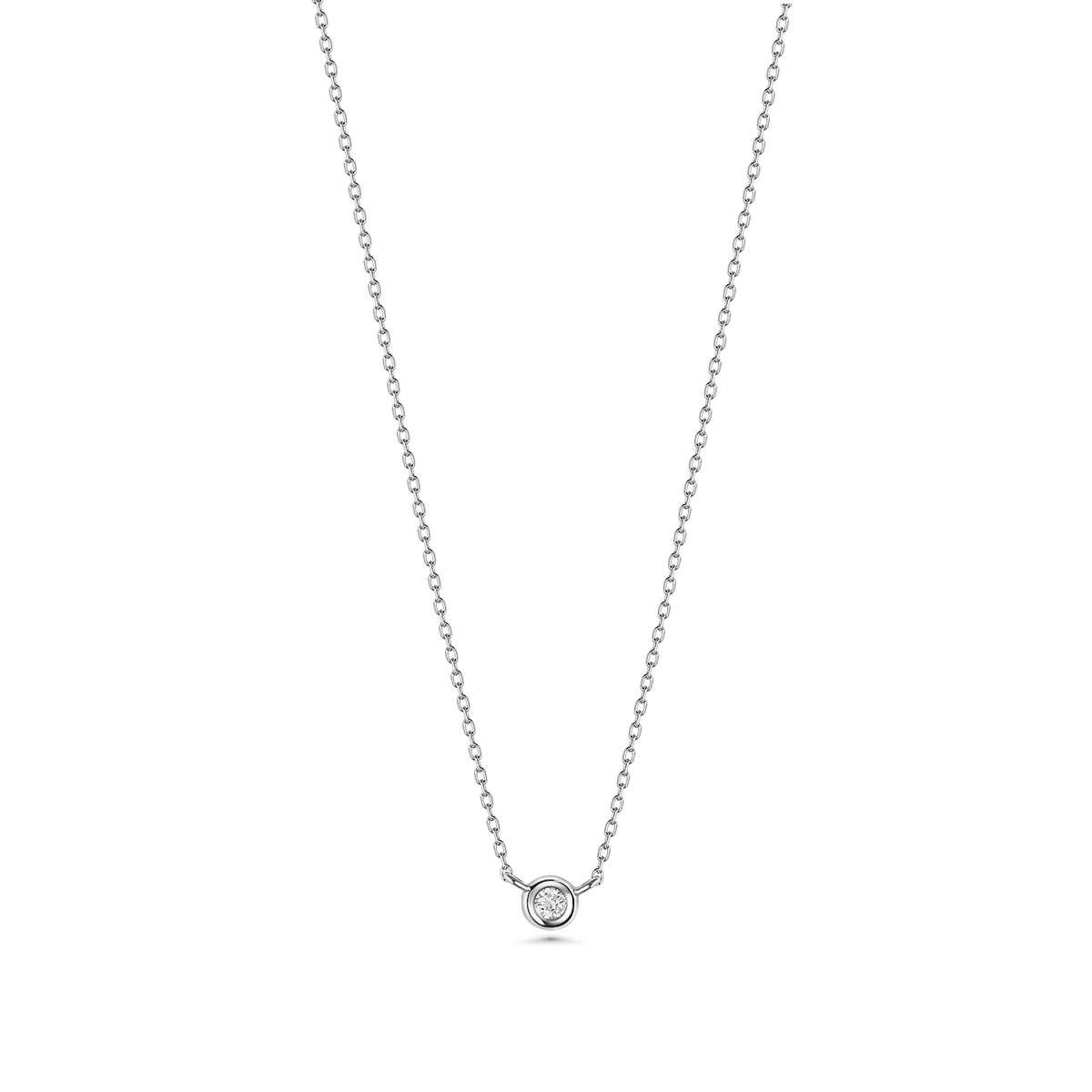 Necklaces Necklaces in White Gold containing Diamond 384352
