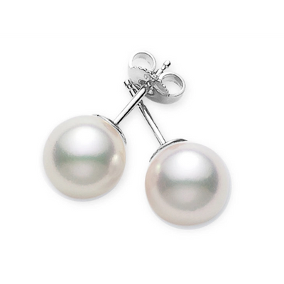csv_image Mikimoto Earring in White Gold containing Pearl PES753W