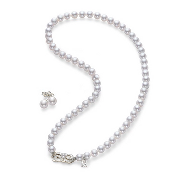 Mikimoto Earrings in White Gold containing Pearl UN70118VS1W2