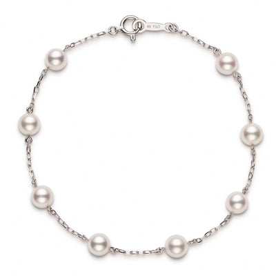 csv_image Mikimoto Bracelet in White Gold containing Pearl PD129WP055