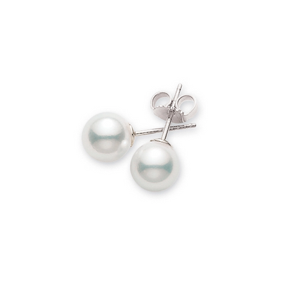csv_image Mikimoto Earring in White Gold containing Pearl PES752W