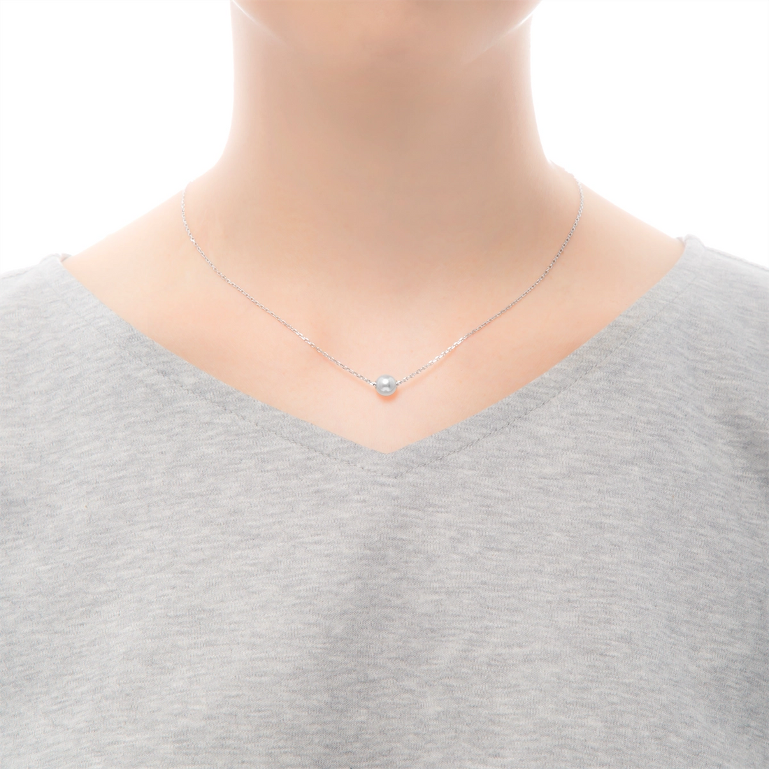 Mikimoto Necklaces in White Gold containing Pearl MPQ10042AXXW