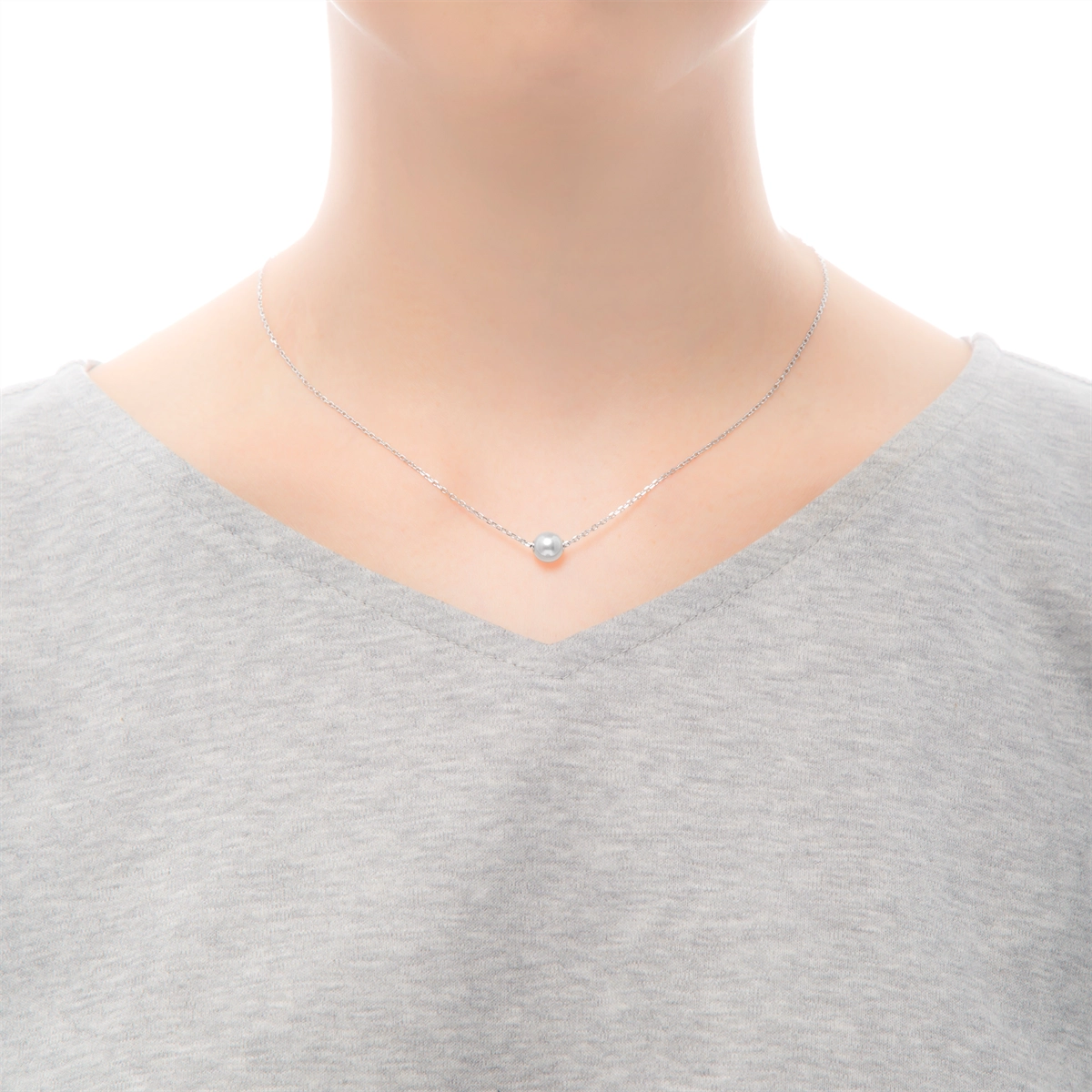 Mikimoto Necklaces in White Gold containing Pearl MPQ10042AXXW