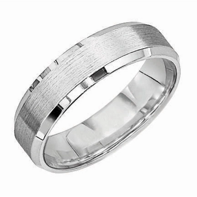 Mens Bands Wedding Rings in Platinum/Palladium 385864