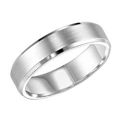 Mens Bands Wedding Rings in White Gold 385870