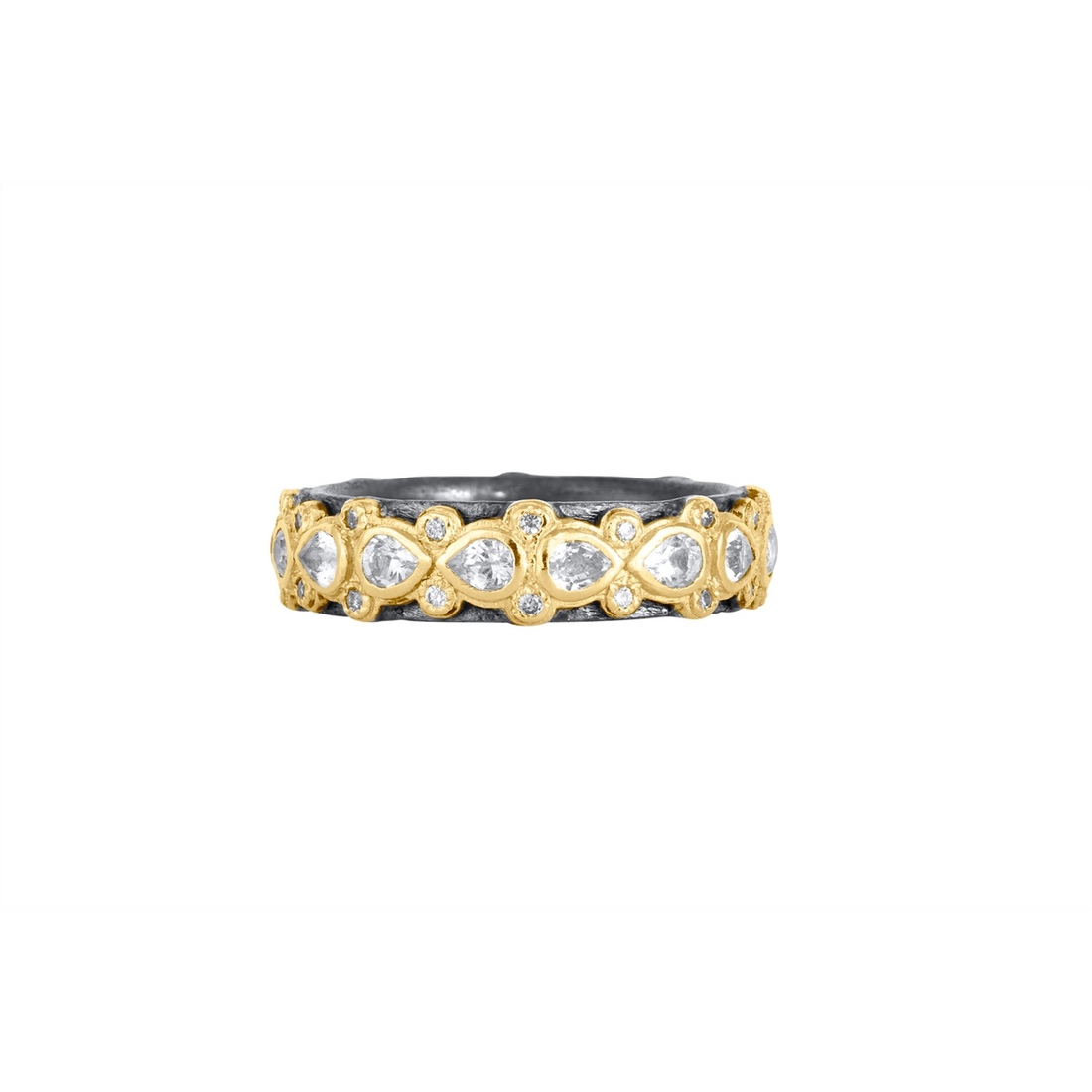 Armenta Rings in Mixed Metals containing Other, Multi-gemstone, Diamond 16880