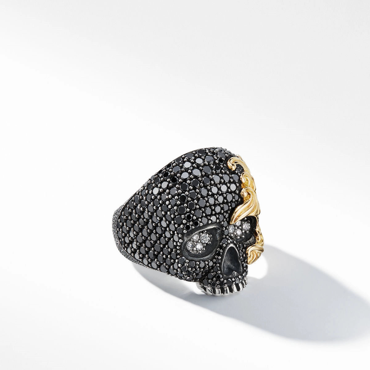 David Yurman Rings in Mixed Metals containing Black diamond, Multi-gemstone, Diamond R25249MS8ABDDI10