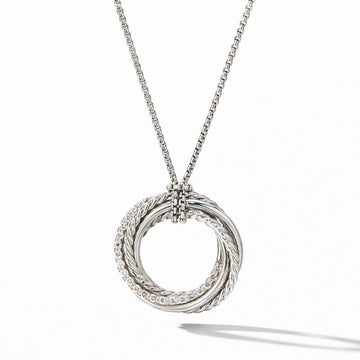 David Yurman Necklaces in Silver containing Diamond N14520DSSADI18